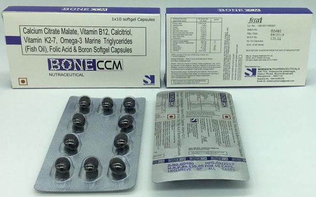 Calcium Citrate Malate and Combinations Soft Gelatin Capsule