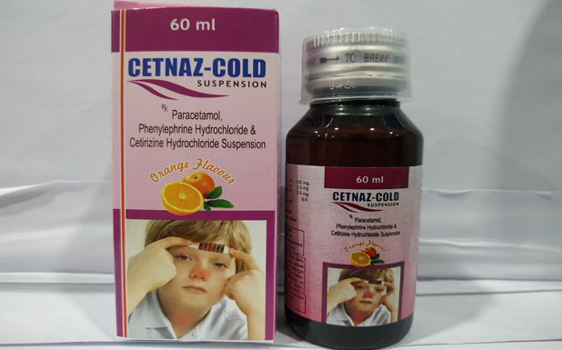 Cetirizine Phenylephrine and Paracetamol Suspension