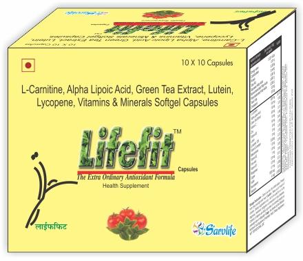L-Carnitine ALA Green Tea Lutein Vitamins and Minerals Capsule