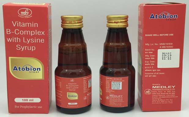 Vitamin B-Complex With Lysine Syrup