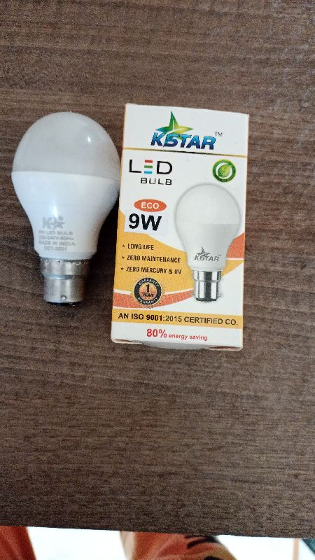 K Star 9W Eco LED Bulb, Feature : Durability, Durable, Easy To Use, Energy Savings