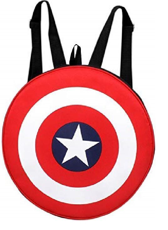 PROERA Fabric Captain America Kids Backpack, Feature : Attractive Designs, Easy To Carry