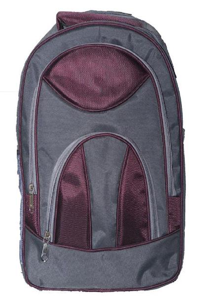 PROERA Plain Nylon Large School Backpack