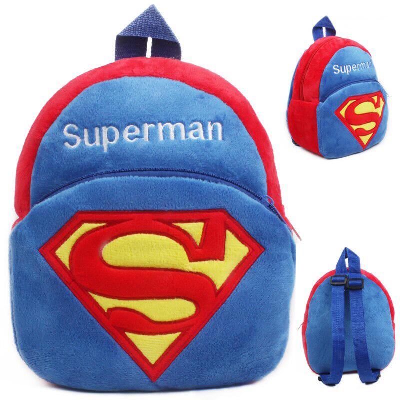 PROERA Printed Fabric Superman Kids Bag, Feature : Attractive Looks, Classy Design