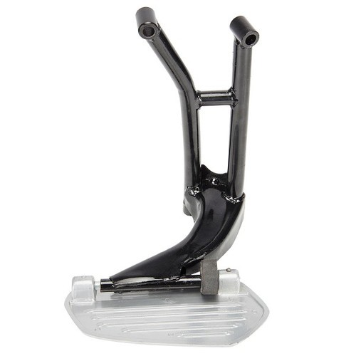 Stainless Steel Activa Footrest, Color : Black