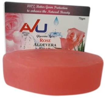 Ovel Rose Aloe Vera Bathing Soap, Form : Solid