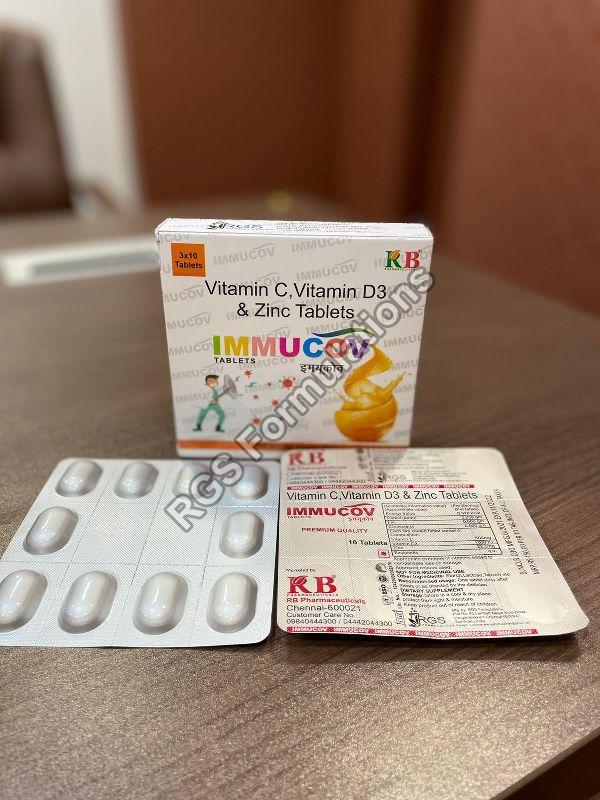 Immucov Tablets, Packaging Type : Box