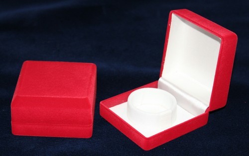 Flocked Bangle Box, Color : Red green