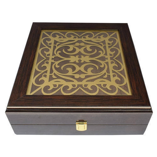 Wooden jewelry box, Shape : Rectangle