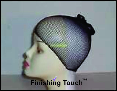 Finishing Touch Hair Wig Cap, Color : Black