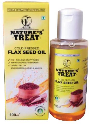 Cold Pressed Flax Seed Oil, Packaging Size : 100 ml