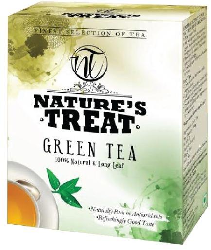 Nature's Treat Organic Green Tea Leaves, Packaging Size : 50g/100g/250g