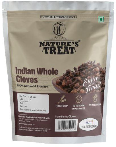 Nature's Treat Whole Cloves, Packaging Size : 25g/50g
