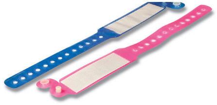 PVC Patient ID Band, Color : Pink, Blue