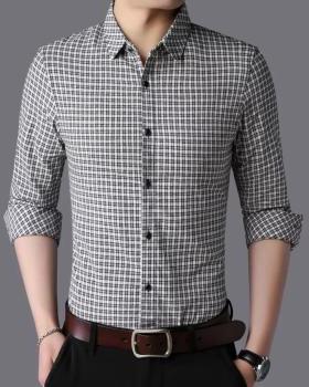 Collar Neck Cotton Mens Checked Shirts, Size : XL, XXL