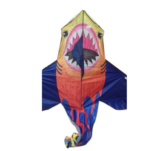 Printed Fish Shaped Paper Kite, Color : Multicolor