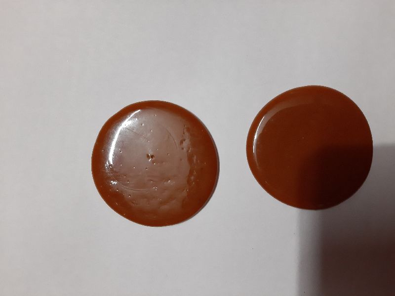 Button Lac, Color : Brown
