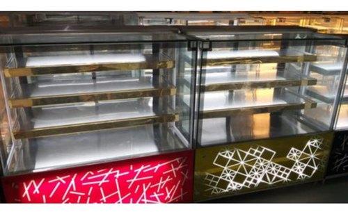 Electric Stainless Steel 10-50kg Sweet/Cake/Pastry Display Counter, Certification : ISO 9001:2008
