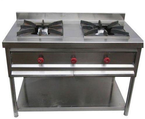 Plain 35 KG TWO BURNER GAS STOVE, Certification : ISI Certified