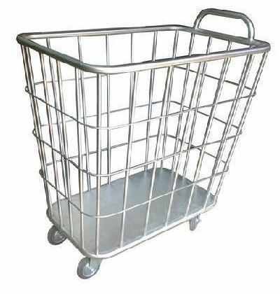 Stainless Steel Wet Linen Trolley, for Mall, Feature : Durable, High Quality