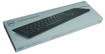 Plastic Dell USB Wired Keyboard, for Computer, Laptops, Color : Black