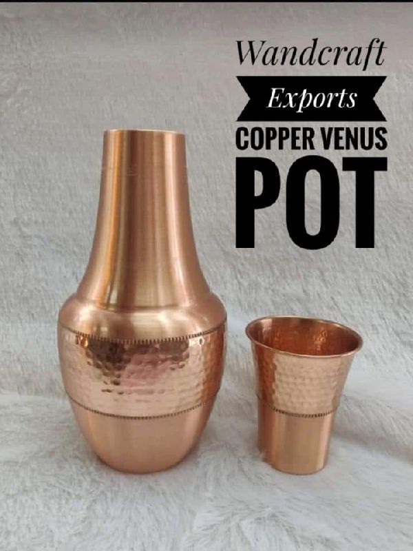 Polished Copper Pot, for Kitchen, Size : Multisize