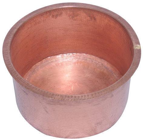 Round Copper Tope, for Cooking, Feature : Light-weight, Perfect Finished