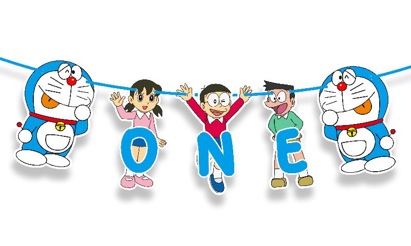 Doraemon One Banner, Type : Birthday Decoration Items, INR 50INR 120 /  piece by Gainex R & D Solutions Pvt Ltd from Chennai Tamil Nadu | ID -  6299920