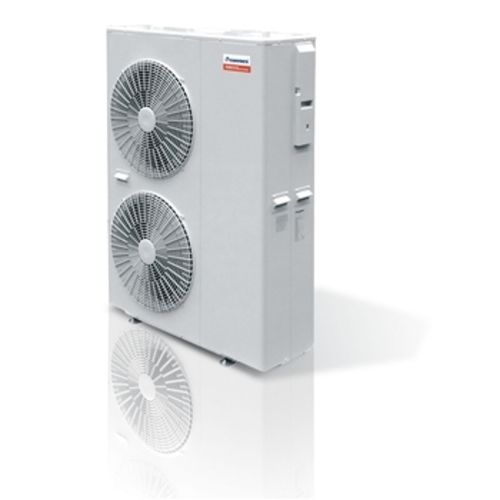 Air cooled reversible heat pump