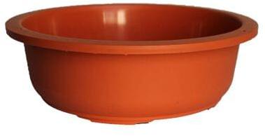 Plain Polished Round Plastic Bonsai Pot, Shape : Oval