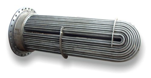 Vincitore Stainless Steel U Tube Heat Exchanger, for Water, Size : 5 meter (length)