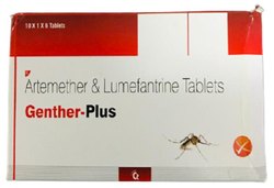 GENTHER PLUS ARTEMETHER & LUMEFANTRINE TABLETS, for Clinical, Packaging Type : BOX