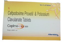 CEFPODOXIME PROXETIL & POTASSIUM CLAVULANATE TABLETS, for Hospital, Packaging Type : strip