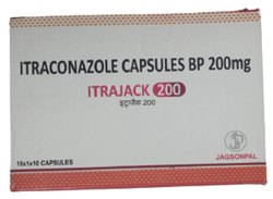 ITRACONAZOLE CAPSULE BP 200MG, for Fungal Infection Problems, Packaging Type : STRIP