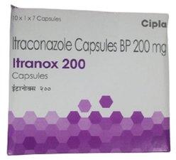 Atranox ITRACONAZOLE CAPSULES BP 200MG, for Fungal Infection Problems, Form : Tablets
