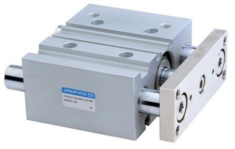 Round Compact Guide Pneumatic Cylinder, for Cylindrical Shockers, Size : 1inch, 2inch, 3inch, 4inch