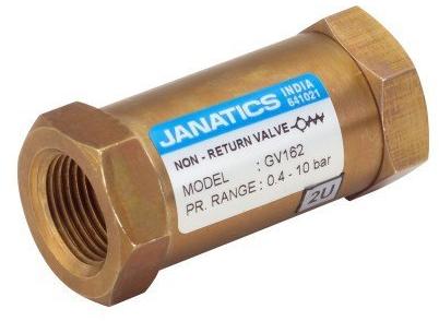 Coated Metal GV-162 Non Return Valve, Certification : ISO 9001:2008 Certified