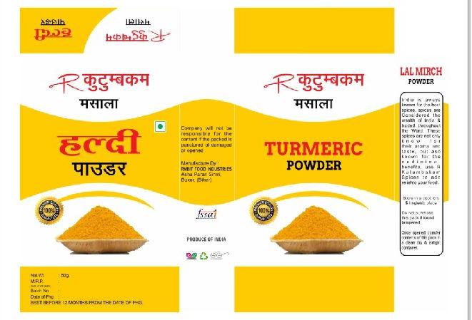 50g Turmeric Powder, Color : Yellow