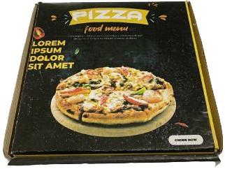 Kraft Paper Printed 10 Inch Pizza Box, Feature : Disposable, Eco Friendly