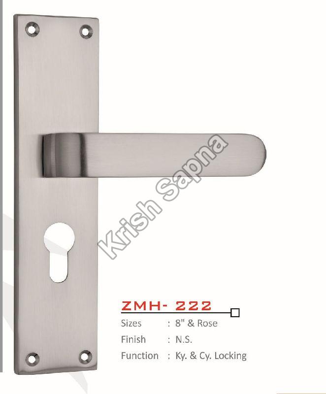 ZMH-222 Zinc Alloy Mortise Handle, for Doors, Feature : Fine Finished, Rust Proof