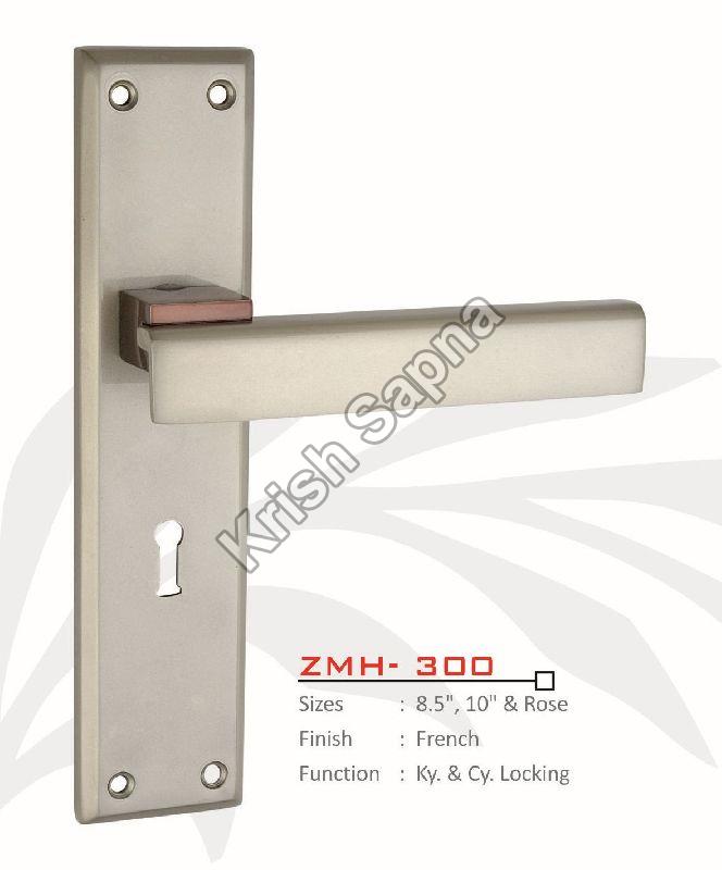 ZMH-300 Zinc Alloy Mortise Handle, for Doors, Color : Silver