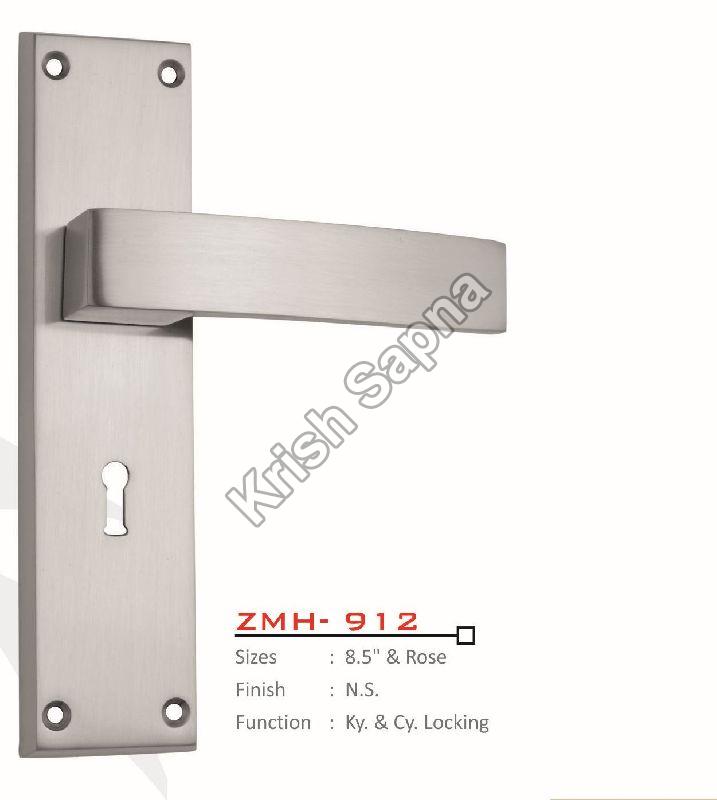 ZMH-912 Zinc Alloy Mortise Handle, for Doors, Color : Silver
