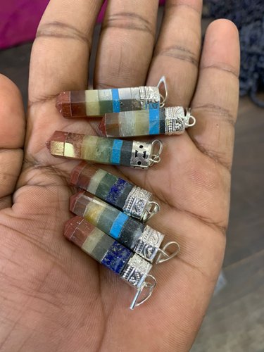 7 Chakra Pencil Pendant