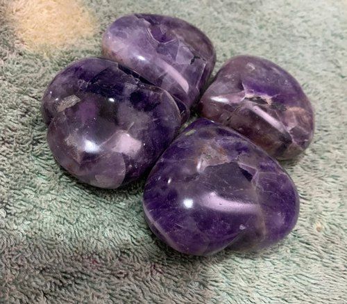 Heart Shaped Amethyst Gemstones