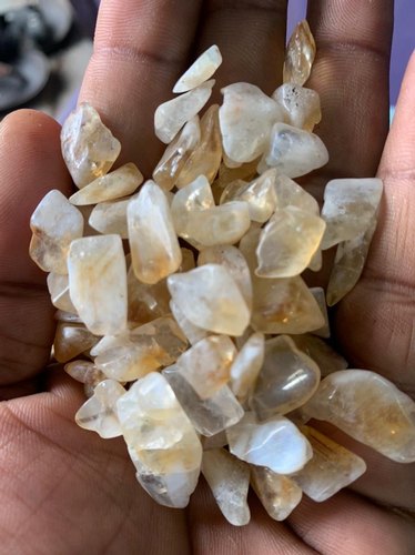 Natural Citrine Chip Beads