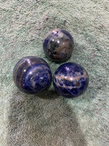 Magical Crystal Plain Sodalite Gemstone Balls, Shape : Round