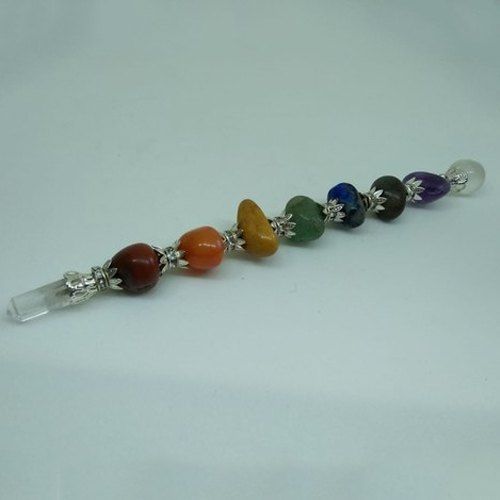 Seven Chakra Agate Stone Tumble Stick