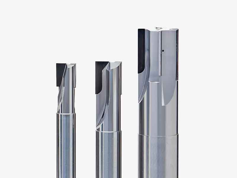 Round pcd end mill, for Drilling, Size : Custom