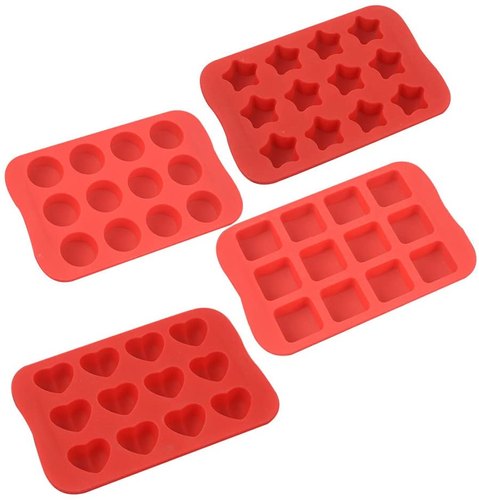 Silicone Chocolate Mould, Color : Red