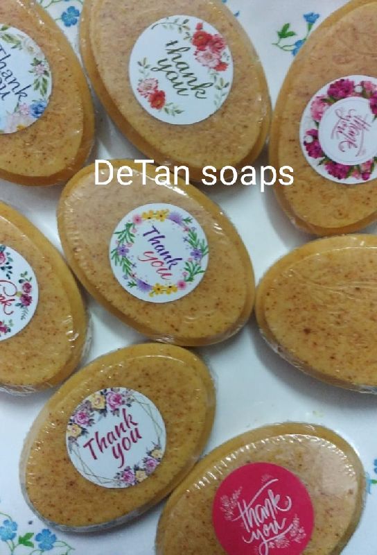 DeTan Soap, Shape : Oval